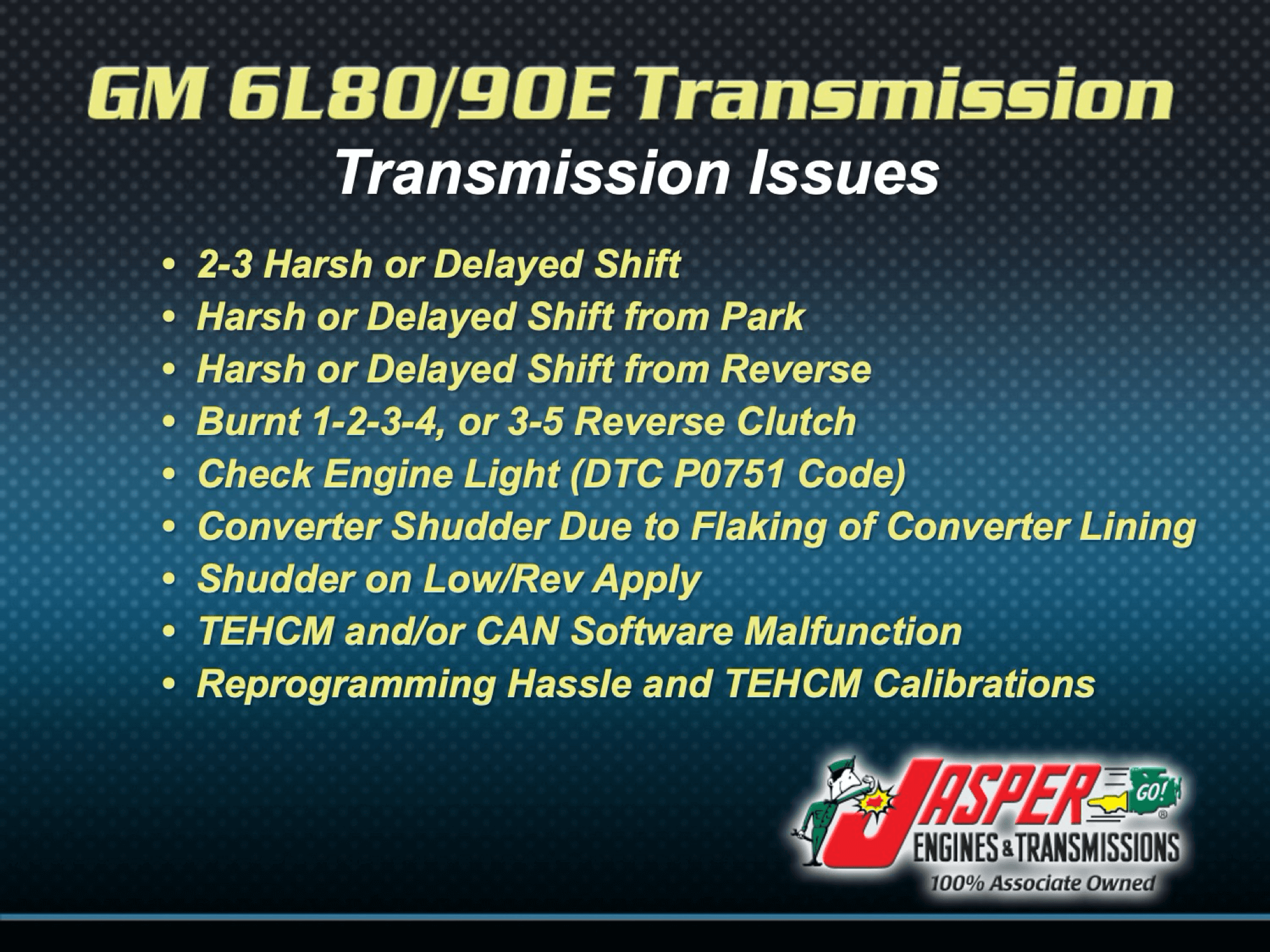JASPER Remanufactured Engines & Transmissions